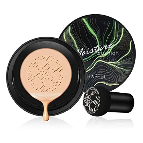 Crème de base Air Cushion Mushroom Head, BB Crème Hydratant SuperThinker, Correcteur Mat Longue Tenue (Teint Naturel)