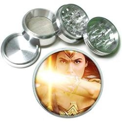 Wonder Woman Super Hero Princess Aluminum Tobacco Herb Spice Grinder