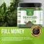 Sea Kelp USDA Organic 1 Lb - Kosher Certified Seaweed Powder - Kelp Powder Organic - Ascophyllum Nodosum - Seaweed Face Mask - Detox Body Wraps - Cellulite Treatment - Cellulite Scrub - Free Recipes