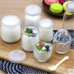 Eggshell Shaped Putting Jar Transparent Glass Kitchen Storage Bottle For Honey Nut Sugar Canister Tank Canned Glass Jam Jar,200Ml