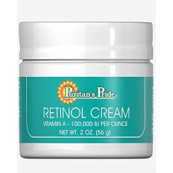 Retinol Cream, 2 oz, A 100,000 IU per oz