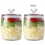 Glass Sealed Jars, Moisture-Proof Kitchen Food Containers, Storage Kimchi/Cereal/Oatmeal/Spaghetti