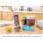 Kitchen Food Storage Jar Airtight Food Storage Vacuum Thickened Storage Container Transparent Sealed Crisper Kitchen Food Whole Grain Storage Fresh-keeping Sealed Can