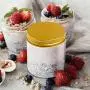 Klare Kunststoffbehälter mit Deckeln, 473 ml (Pack von 6), für Kosmetik, Reisen, Cremes, Make-up, Salzwurzel-Behälter, Dessertbehälter. Mit glatter Schraubverschluss.