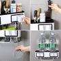 LYNNTLJ Wall Mounted Spice Racks,Detachable Kitchen Seasoning Rack,for Spice Jar and Bottle Storage, White / 44.5x17.5cm