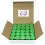 (Menge: 200 Stück) Beauticom 5G/5ml Klare Runde Gläser mit GRÜNEN Deckeln für Peelings, Öle, Toner, Salben, Cremes, Lotionen, Make-up-Proben, Lippenbalsam – BPA-frei