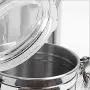 Contenitore en Métal Inoxydable pour Cuisine – Magnifique pour Plan de Chasse, 64 fl oz (1.9 L), Conteneur de Stockage Alimentaire, Pour Thé, Café, Sucre, Farine - SilverOnyx - 1 Pièce Contenitore en Métal Inoxydable pour Cuisine – Magnifique pour Plan de Chasse, 64 fl oz (1.9 L), Conteneur de Stockage Alimentaire, Pour Thé, Café, Sucre, Farine - SilverOnyx - 1 Pièce