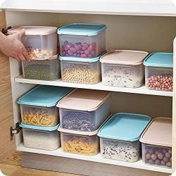 Kitchen storage box, plastic transparent refrigerator storage box, food storage box