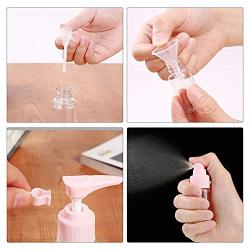 CHUHUAYUAN Travel Bottles Set 6 Pack, TSA Approved Leak Proof Travel Size Bottle BPA Free Refillable Plastic Clear Empty Containers for Toiletries or Makeup Liquid