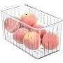 Organisateur de Rangement Plastique pour Réfrigérateur – MDesign – 2 Pièces – Boîtes de Rangement pour Fruits, Légumes, Laitues, Fromages, Herbes Fraîches, Snacks – Avec Ouvertures pour la Circulation de l'Air Organisateur de Rangement Plastique pour Réfrigérateur – MDesign – 2 Pièces – Boîtes de Rangement pour Fruits, Légumes, Laitues, Fromages, Herbes Fraîches, Snacks – Avec Ouvertures pour la Circulation de l'Air