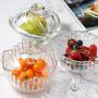 Yl Ly Lead-Free Crystal Candy Jar With Lid Candy Cans Snack Jar Sugar Jar Storage Box Storage Box Dried Fruit Box With Lid Thick Pumpkin