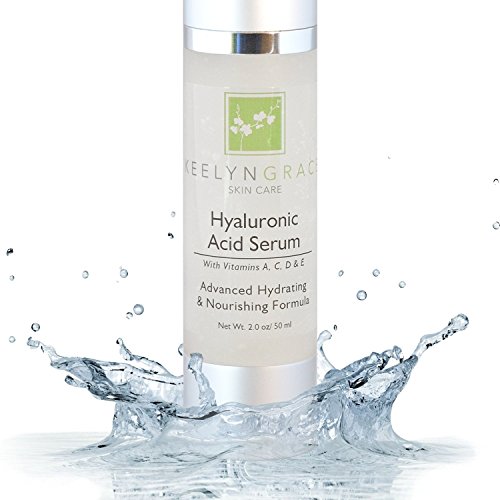 Hyaluronic Acid Serum with Vitamin C - Skin Smoothing Anti Aging Moisturizer | Stimulate Collagen - Hydrate and Repair - Reduce Wrinkles + Fine Lines | Skin Tightening & Dark Spot Removal - Large 2oz