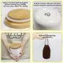TNKML Ceramic Spice Jar Food Storage Tank Ceramic Food Storage Tank With Storage Bag And Wooden Cover Portable Sealed Food Storage Tank Spice Container TNKML Ceramic Spice Jar Food Storage Tank Ceramic Food Storage Tank With Storage Bag And Wooden Cover Portable Sealed Food Storage Tank Spice Container