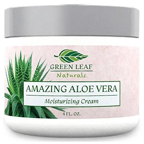Crème Hydratante Amazing à l'Aloe Vera pour Femmes - Soin Visage Universel pour Tous les Types de Peau - Ingrédients Naturels Purifiés – Votre Crème Visage Anti-Âge de Green Leaf Naturals (118 ml)
