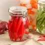 Bocal en verre Yardwe 1000ML avec Bouchon Clip, Récipient de Conservation, Pot Mason Transparent
