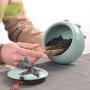 Cereal Containers Ceramic Moisture-proof Storage Tank, Small Fish Handle Containers