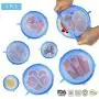 LZSDLP 6 PCS Magic Silicone Stretch Lids, Reusable Bowl Lids Food Cover Wrap, BPA-Free Food Storage Cover for Platters, Dishes, Jars, Bowls, Pot and Fruits (White) LZSDLP 6 PCS Magic Silicone Stretch Lids, Reusable Bowl Lids Food Cover Wrap, BPA-Free Food Storage Cover for Platters, Dishes, Jars, Bowls, Pot and Fruits (White)