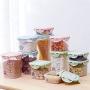 Stackable Plastic Food Storage Box Sealing Jar Household Storage Box Kitchen Fridge Noodle Grain Storage Food Container LPC8178 (1000ML)