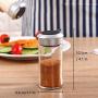 DUDDP Storage Spice lar set Reusable Jar Kitchen Seasoning Jar,Home Glass Pepper Bottle with Hole,Barbecue Seasoning Tank,Salt Shaker 3 Packs,Kitchen supplies