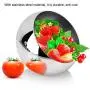 Oblique Mouth Bowl Stainless Steel Hot Pot Buffet Seasoning Bowl Spherical Helical Spice Jar Fruit Salad Sauce Sugar Storage(Large) Oblique Mouth Bowl Stainless Steel Hot Pot Buffet Seasoning Bowl Spherical Helical Spice Jar Fruit Salad Sauce Sugar Storage(Large)