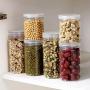 CactusAngui Storage Container Kitchen Storage 3Pcs Kitchen Storage Box Food Sealed Cans Pot Jar Clear Tea Sugar Container - 3pcs