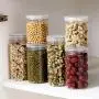 KaktusAngui Lagerbehälter Küchen-Aufbewahrungsboxen 3er Set Küchen Lebensmittel Dichtbehälter für Konserven Topf Gläser Tee Zucker Behälter - 3 Stück