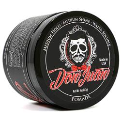 Don Juan Pomade 4oz - Medium High Hold - Medium Shine - Water Based - Honey Citrus Scent