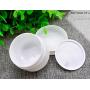 6Pcs 250Ml/8 oz White Empty Plastic Cosmetic Containers With Round Lid For Face Cream DIY Body Scrub Mask Lotion Storage Jar Pot Case