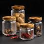 Glass Sealed Jars, Kitchen Household Grain Containers, Storage Spices/Pasta/Oatmeal/Coffee Beans