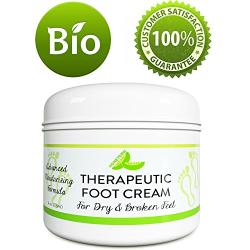 Shea Butter Moisturizing Foot Cream for Dry and Cracked Feet – Foot Care Lotion for Cracked Heels – Ultra- Hydrating Cream with Coconut Oil and Jojoba for Men and Women – 4oz