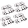Bouchons en Acier Inoxydable Réguliers pour Bocal EchoDone 24 Pack (Argent) Bouchons en Acier Inoxydable Réguliers pour Bocal EchoDone 24 Pack (Argent)
