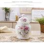 Cereal Containers Ceramic Seal Canister, Candy Flour Storage Tank Containers (Size : 0.8l)