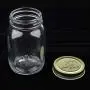 Glass Tea Coffee Canister Cookie Jar Storage Tin Honey Pot Dispenser 3 Sizes - Clear, 500ml Glass Tea Coffee Canister Cookie Jar Storage Tin Honey Pot Dispenser 3 Sizes - Clear, 500ml