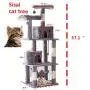Jueapu Cat Tree Multi-Layer Cat Tree Elevated Hammock Cat House Cat Tower Cat Game Leisure Place Sisal Cat Nest Cat Scratch Column Cat Apartment Cat Climbing Frame Luxury Cat Tower Cat Nest Jueapu Cat Tree Multi-Layer Cat Tree Elevated Hammock Cat House Cat Tower Cat Game Leisure Place Sisal Cat Nest Cat Scratch Column Cat Apartment Cat Climbing Frame Luxury Cat Tower Cat Nest