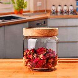 Kitchen Food Storage Jar Airtight Food Storage Kitchen Glass Jar Moisture-Proof Home Multi-Purpose Jam Bottle Cruet Straight Storage Tank