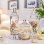 3 Piece Set Glass Apothecary Jars Weddings Food Storage Tank Buffet Candy Storage Bottles by Candora 3 Piece Set Glass Apothecary Jars Weddings Food Storage Tank Buffet Candy Storage Bottles by Candora