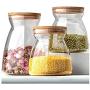 Yl Ly Glass Storage Jars Sealed Cans Milk Powder Dried Fruit Food Storage Bottle Storage Jar 700Ml 1100Ml 2 Sets