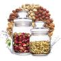 Glass Sealed Jars, Moisture-Proof Kitchen Food Containers, Storage Of Coffee Beans/Tea/Cereal/Oatmeal