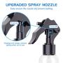 UPTRONIC 4Pcs Spray Bottle, 3.4oz/100ml Empty Bottle, Small Travel Size Spray Bottle Refillable Fine Mist Clear Bottles for Cleaning Solutions, Hand Sanitizer, Skin Care