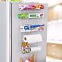 Kitchen Food Storage Jar Airtight Food Storage Kitchen Glass Jar Moisture-Proof Home Multi-Purpose Jam Bottle Cruet Folding Refrigerator Rack Side Wall Storage Rack