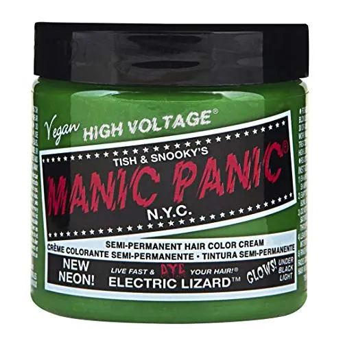 Manic Panic Crème de Couleur Semi-Permanente Électrique Lézard Manic Panic Crème de Couleur Semi-Permanente Électrique Lézard