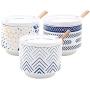 Mini Spice Jars Nordic style creative kitchen ceramic seasoning jar three-piece set with lid
