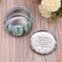 Versiegelte Metallbehälter, runde Dose, Jar, Tee, Süßigkeiten, Schmuck, Münze, Aufbewahrungsbehälter, für Tee, Süßigkeiten, Schmuck, Münzen, Kerzen – Set