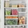 Refrigerator Storage Box Drawer Storage Box Finishing Box Kitchen Food Grain Nut Plastic Transparent Food Box Container Food Dispensers