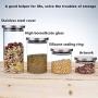 Glass Jars With Stainless Steel Lid Home Storage Bottles Container Kitchen Spice Sealed Bulk Candy Jar 950mlB167