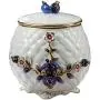 Contenant de Rangement Alimentaire, Grand Réservoir pour Riz, Jarre Délicate pour Bonbons, Récipient pour Nourriture Animale, Décoration Cuisine, Décoration Intérieure, Cadeaux de Fête (Couleur : Blanc, Taille : 33x26cm)