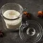 Classic Clear Glass Sugar Bowl Salt Spice Pot Pepper Storage Jar Seasoning Pot Container Condiment Box with Lid and Spoon for Home Kitchen