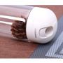 Highschool Timber Glass Bottle Sealed Storage Noodle Food Miscellaneous Grains Coffee Beans Jar kitchen tools (Color : White)