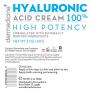 100% Hyaluronic Acid Cream Face w/Jojoba Oil & Apricot Oil | Professional Grade Intense Hydration Keeps Skin Looking Plump & Feeling Moisturized | Improves Appearance of Skin Color & Tone