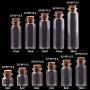 | Storage Bottles & Jars | 4/5/6/7/8ml.Tiny Glass Bottles with Cork Empty Glass Bottles Glass Jars Vial for Home Decoration Artware Craftwork 100pcs | by HUDITOOLS | 1 PCs